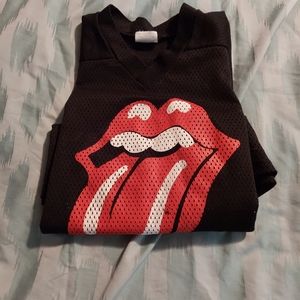 VTG RARE Roling Stone 90'S Mesh Hockey Jersey Size M BY Teamco Sportswe…‎